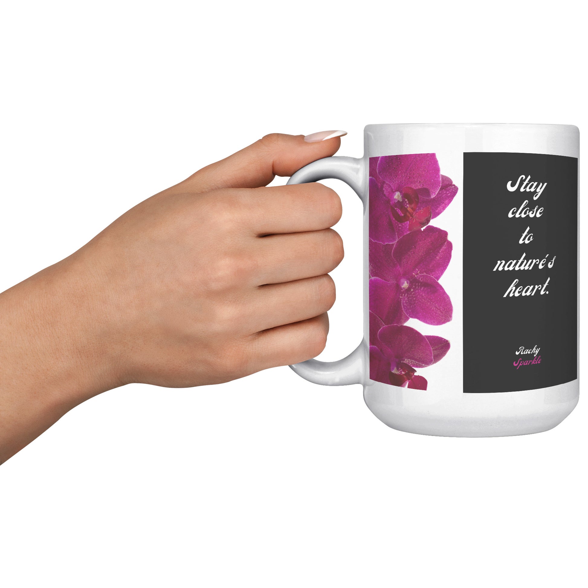 Let Your Dreams Blossom, 15 oz Mug, by Rachy Sparkle