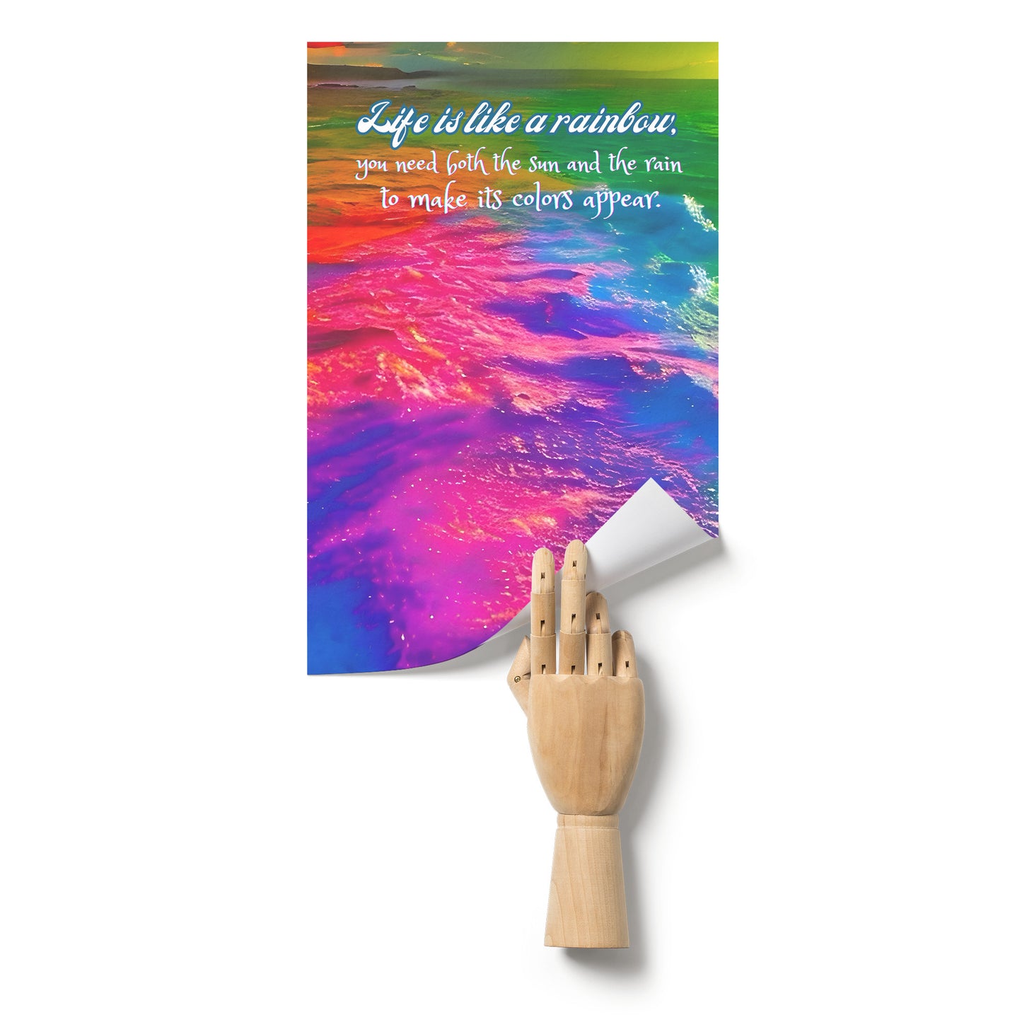 Life is Like a Rainbow, Poster by Rachy Sparkle