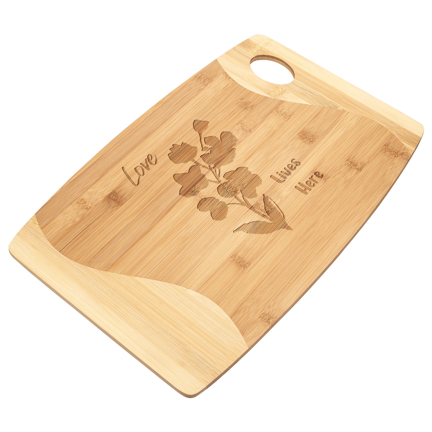 Love Lives Here Cutting Board