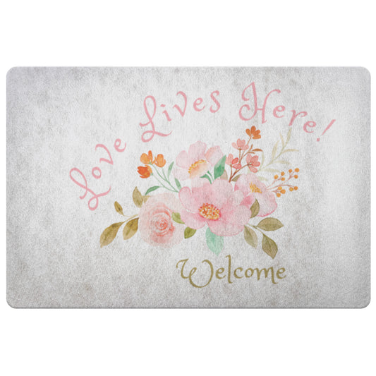 Love Lives Here, doormat