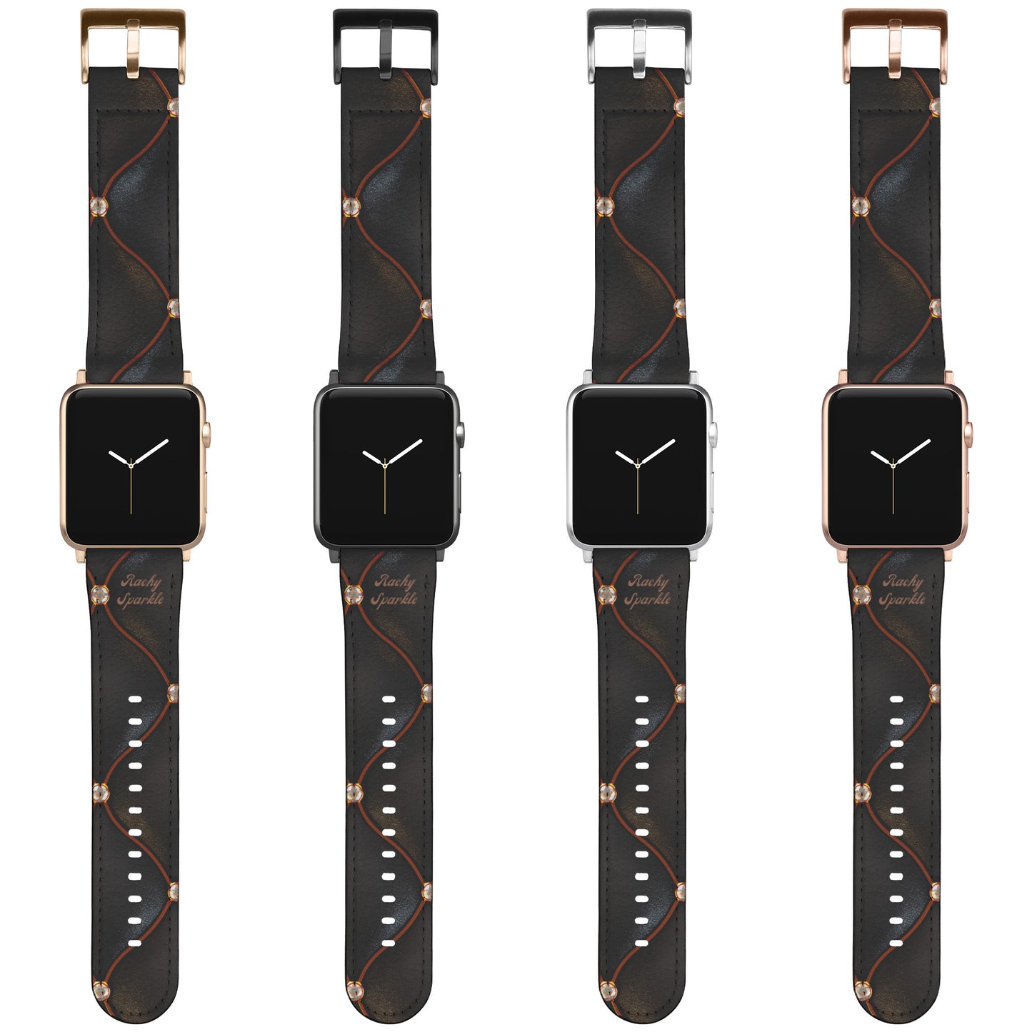 Luxury Apple watch Band, Custom-Designed By Rachy Sparkle