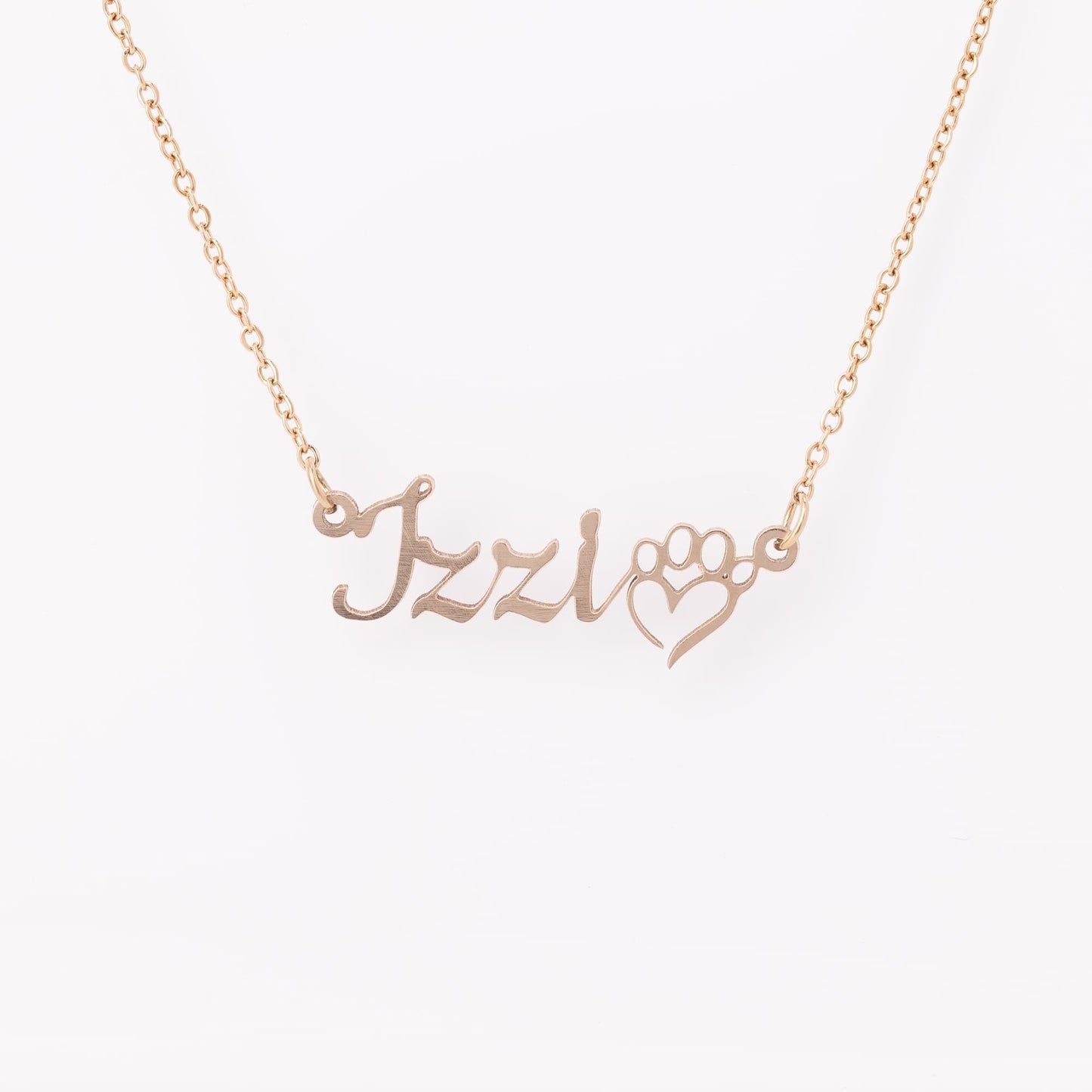 Pawfectly Personalized: American Steel Necklace for Your Favorite Dog Mom
