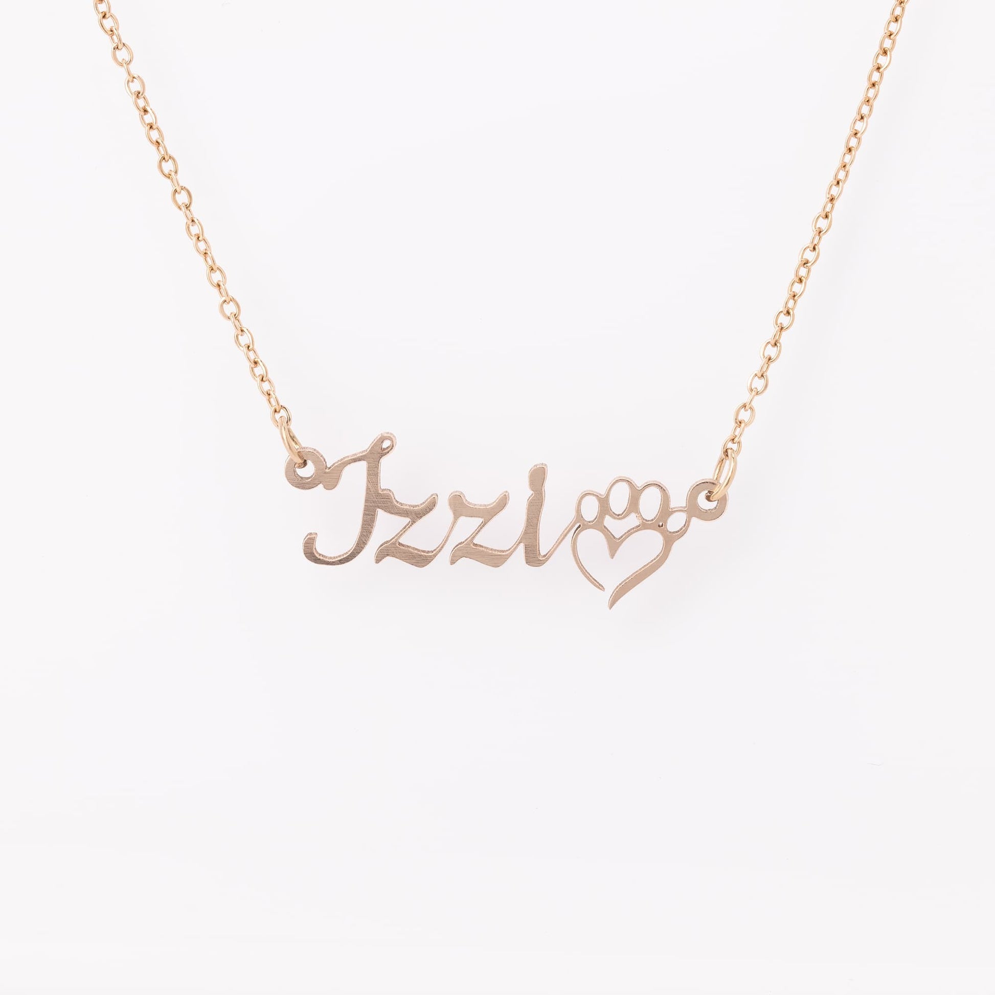 Pawfectly Personalized: American Steel Necklace for Your Favorite Dog Mom