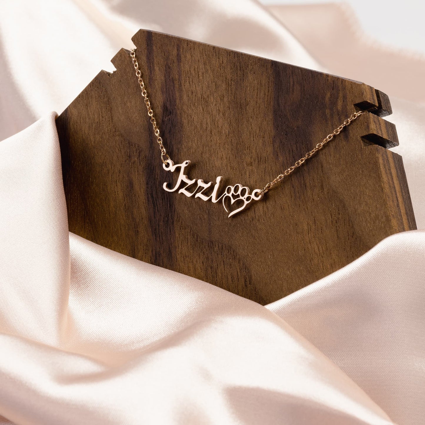 Pawfectly Personalized: American Steel Necklace for Your Favorite Dog Mom