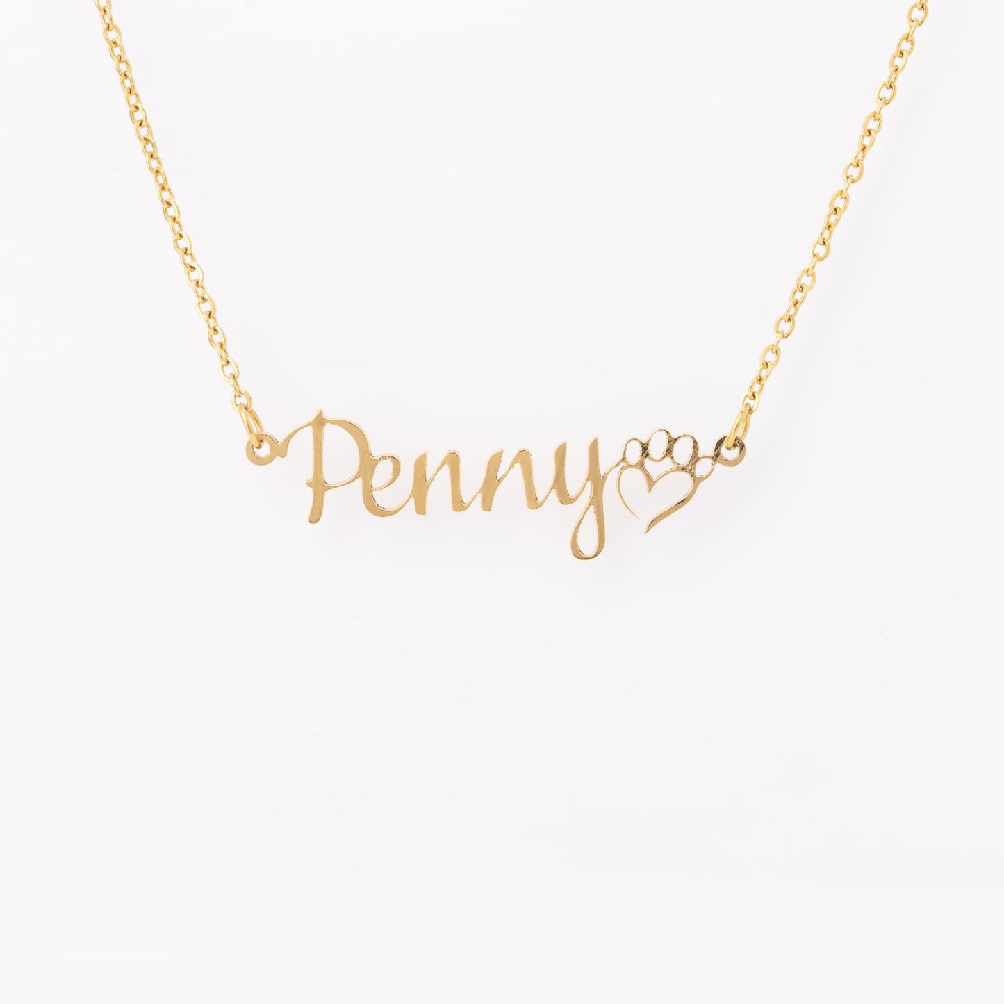 Pawfectly Personalized: American Steel Necklace for Your Favorite Dog Mom