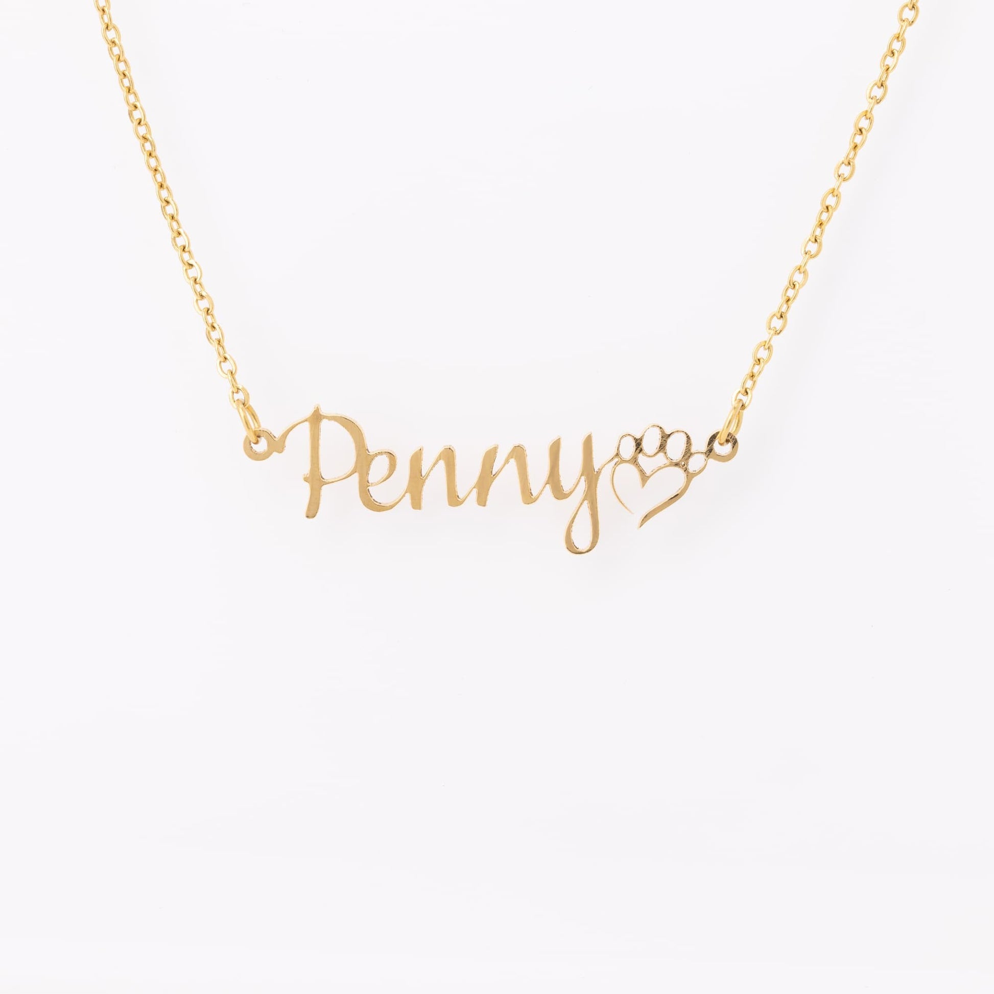 Pawfectly Personalized: American Steel Necklace for Your Favorite Dog Mom