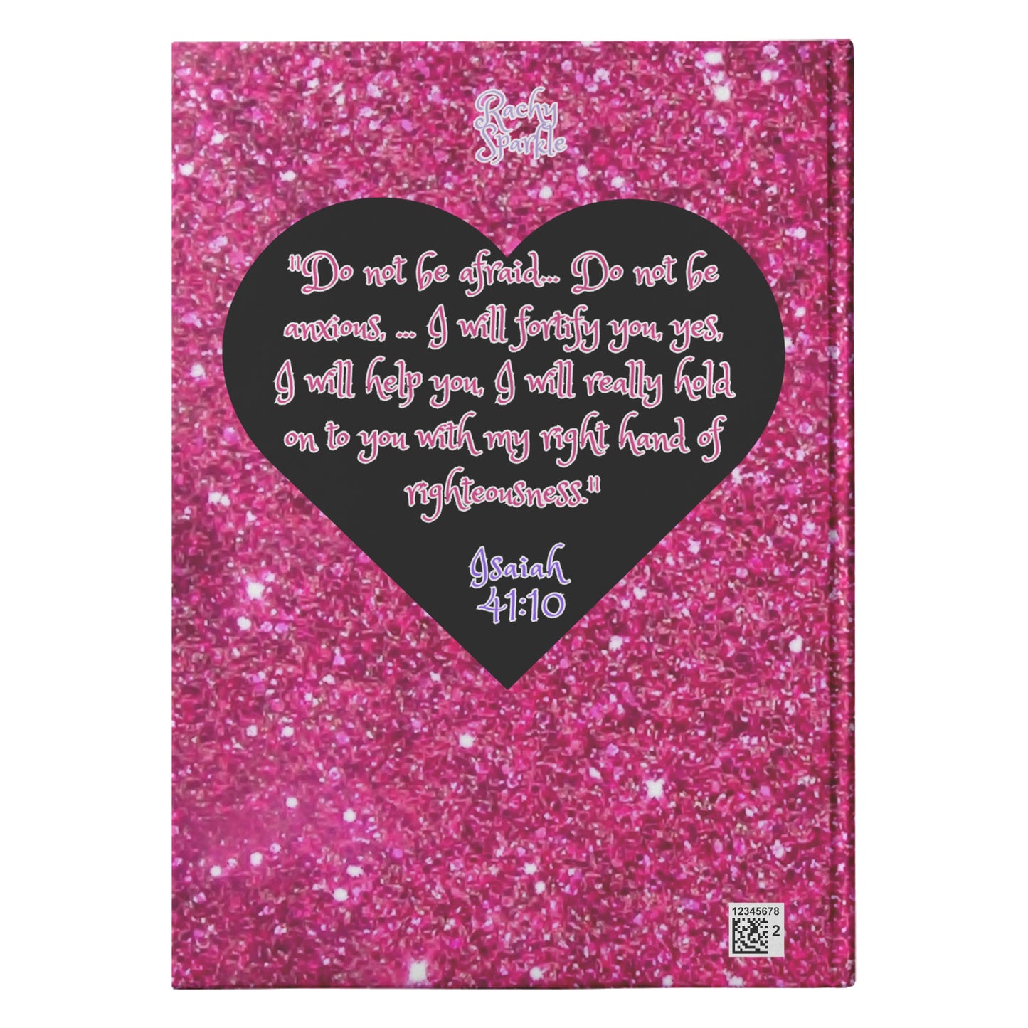 Pink Glitter Christian Hardcover Journal
