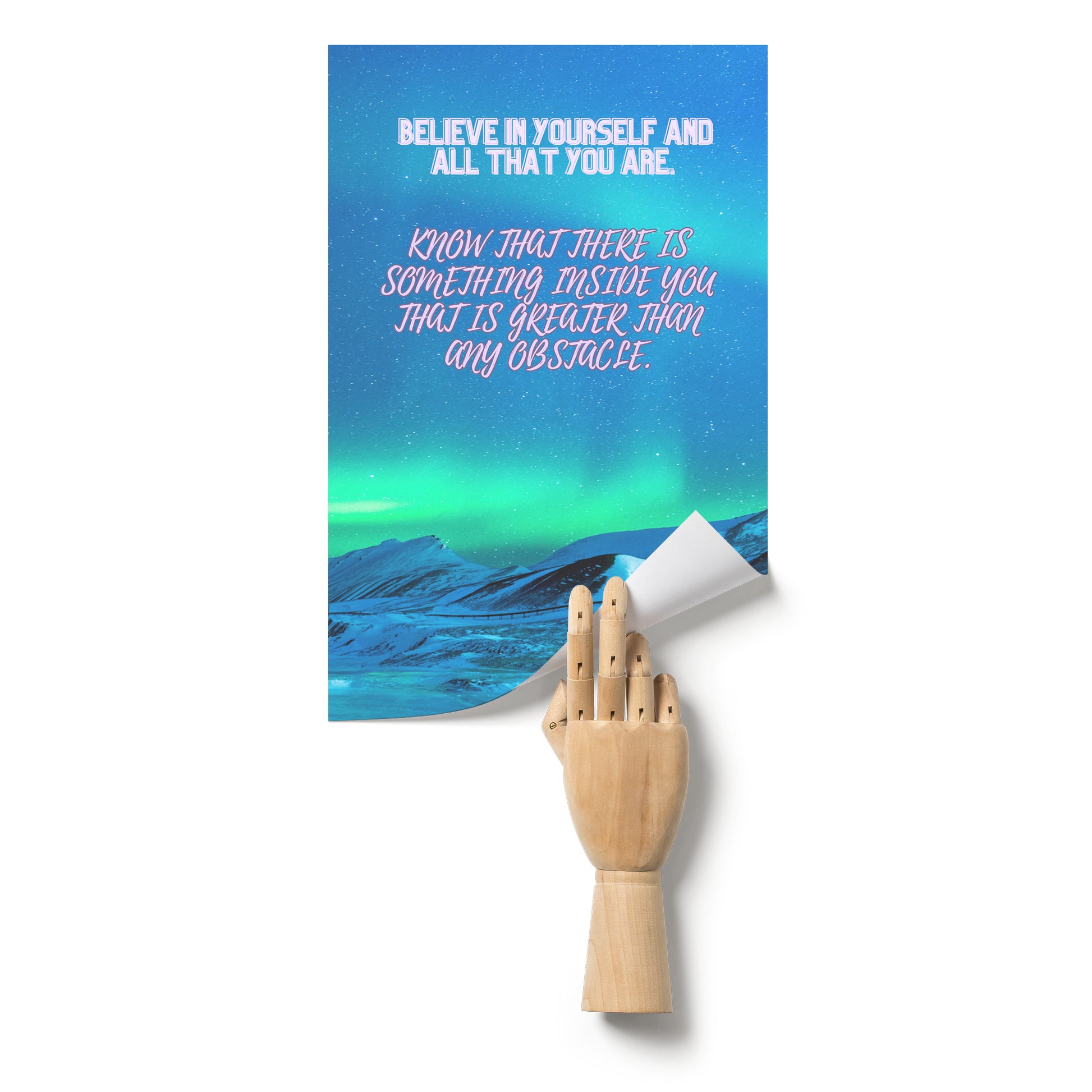 Poster-Believe in Yourself and All That You Are by Rachy Sparkle