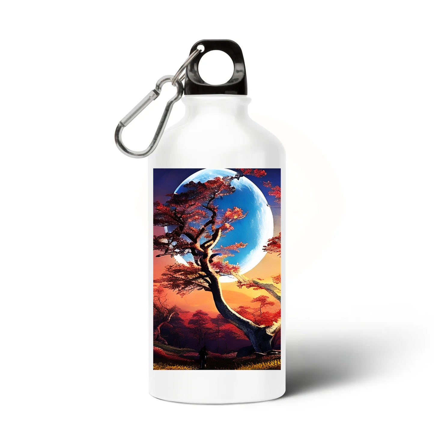 Moon & Tree Aluminum Water Bottle, Container, Flask, Carafe, Decanter, Pitcher, Flagon. Fill up in your Carboy or Demijohn