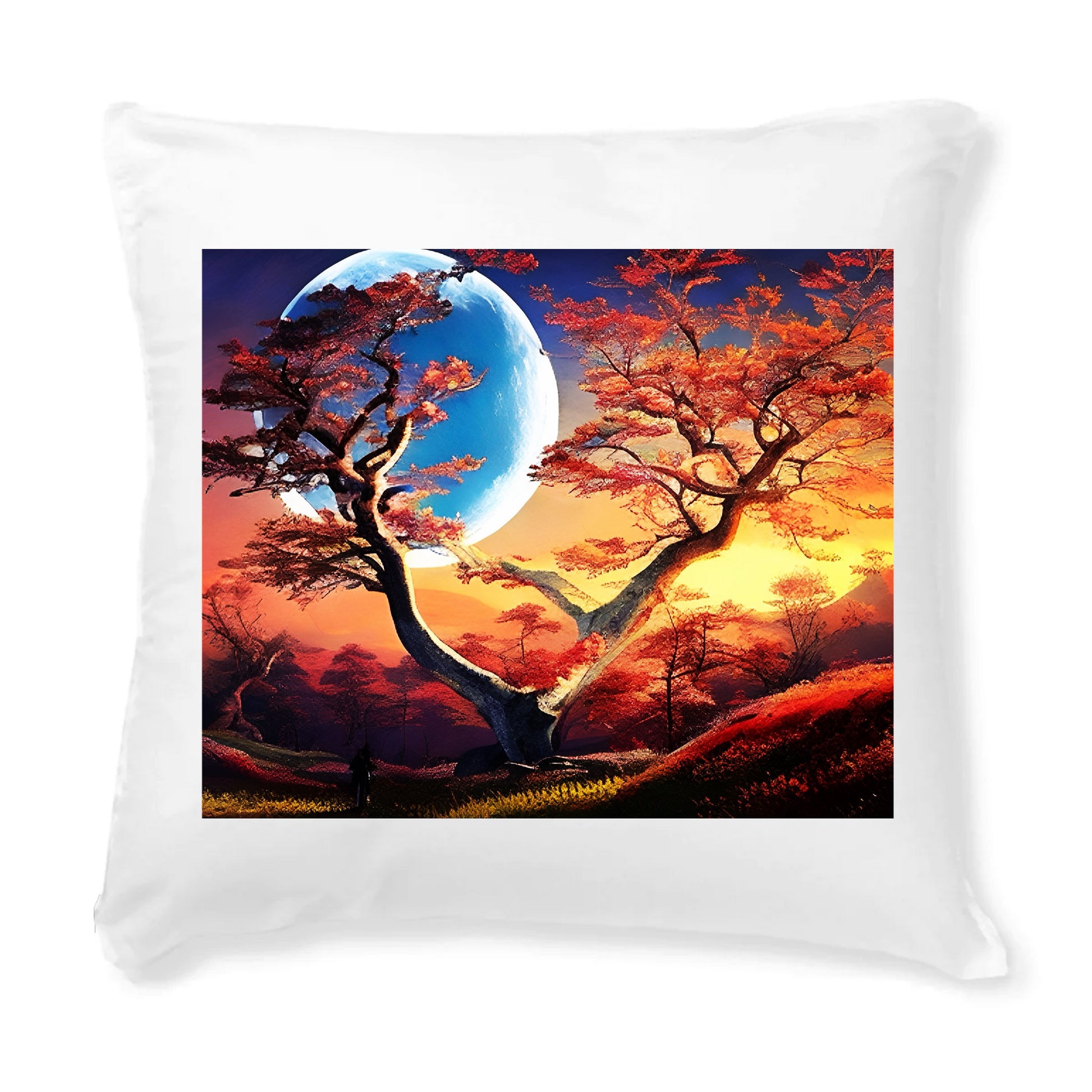 Moon & Tree Pillow & Cover