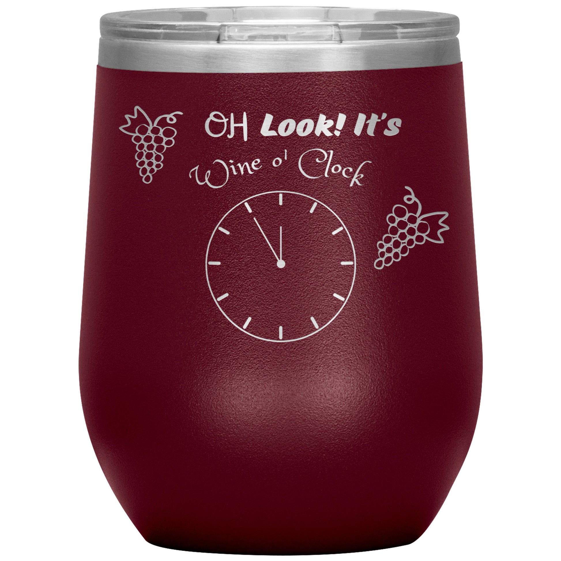 Wine Tumbler -Oh Look! It's Wine O'clock