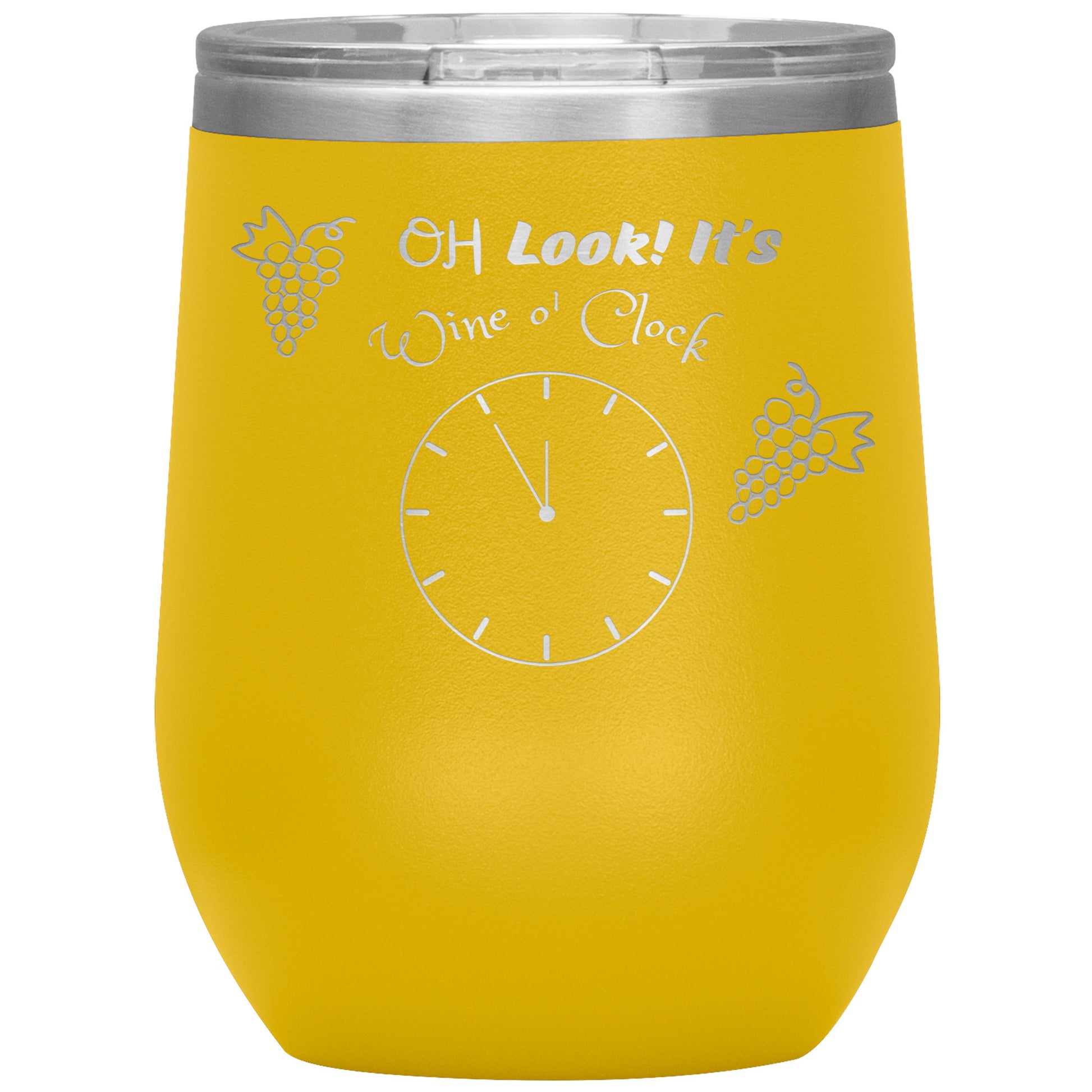 Wine Tumbler -Oh Look! It's Wine O'clock