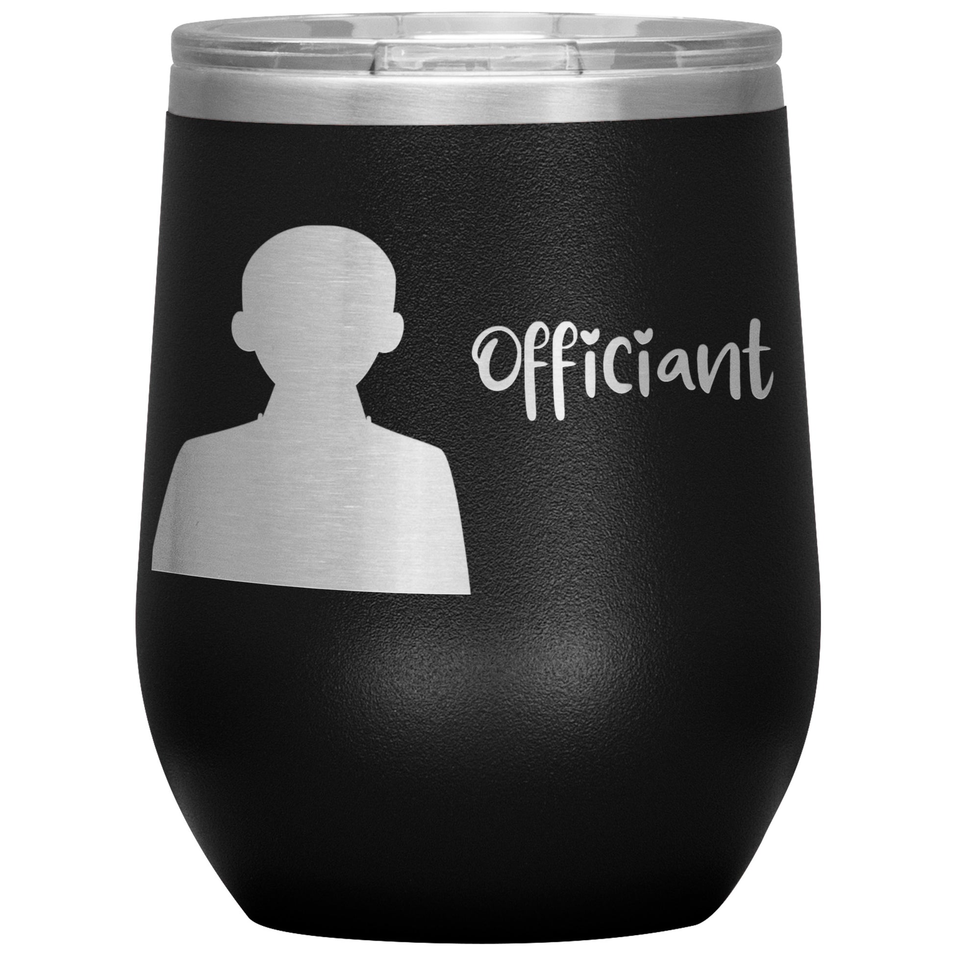 Wine Tumbler For The Wedding Officiant
