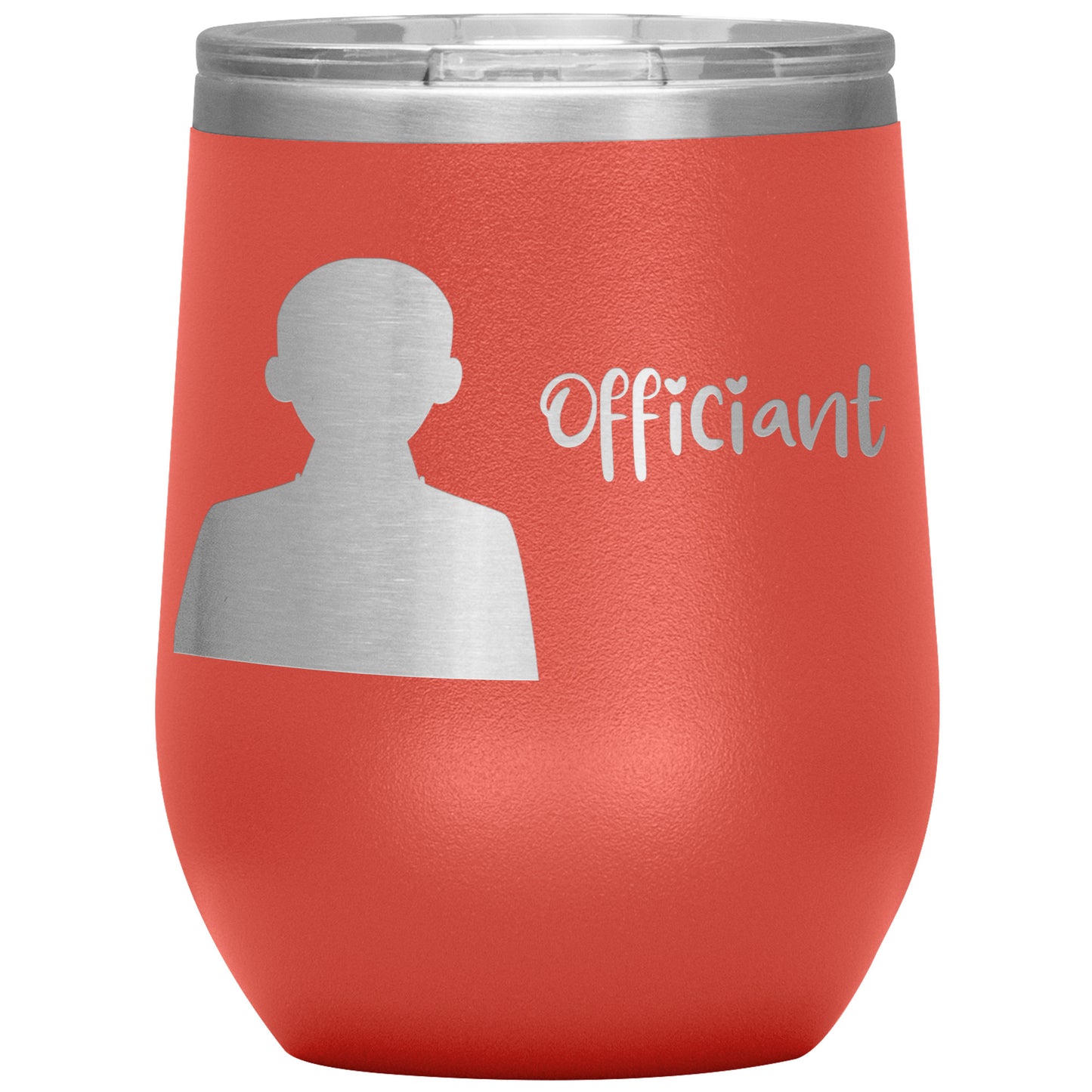 Wine Tumbler For The Wedding Officiant