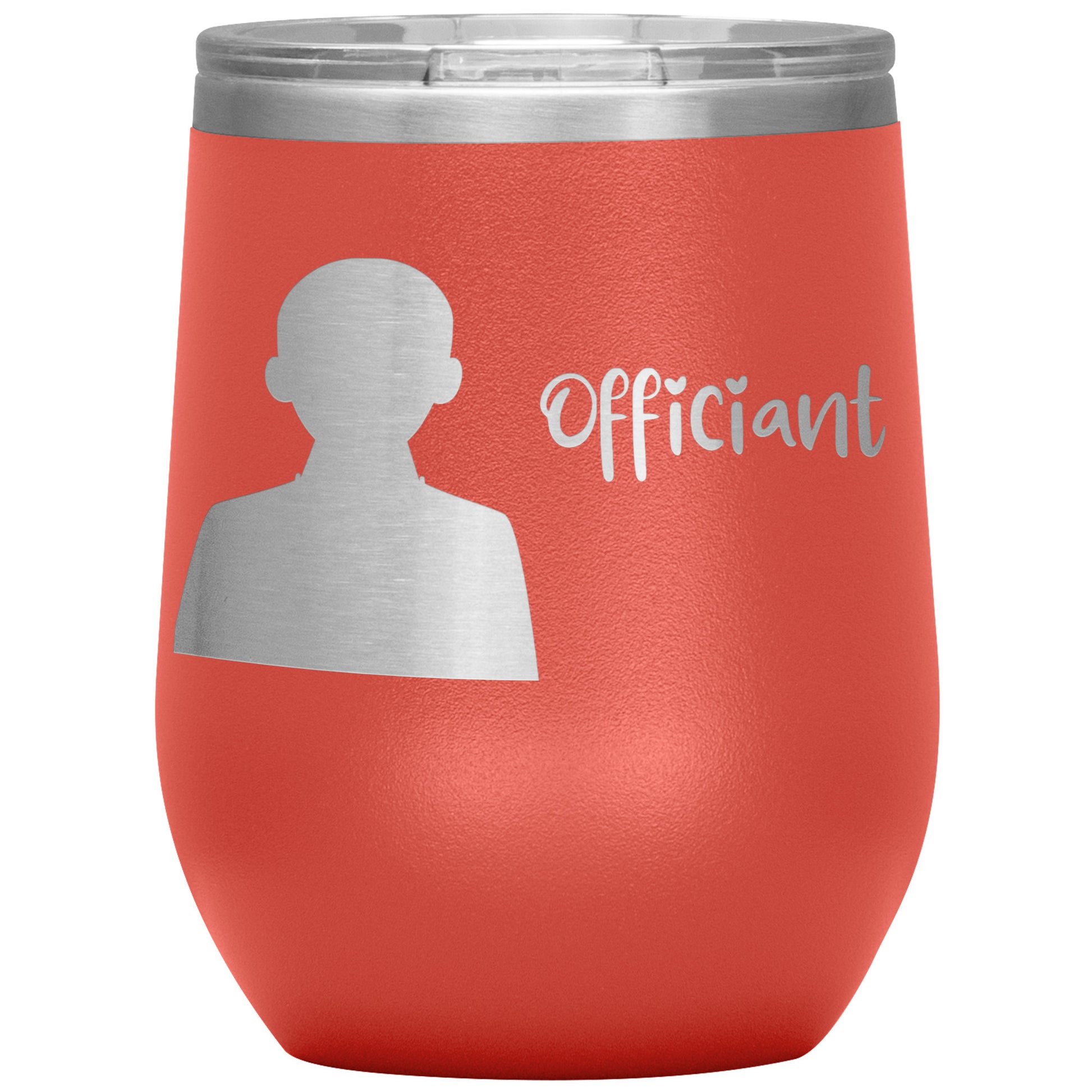 Wine Tumbler For The Wedding Officiant