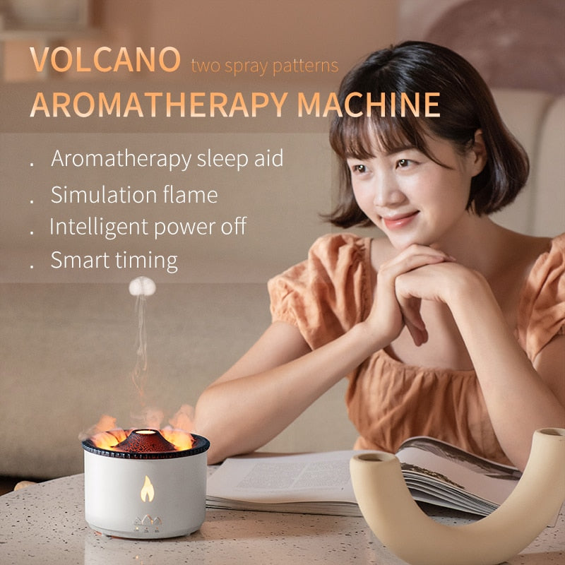 Flame Aroma Diffuser Essential Oil 360ml