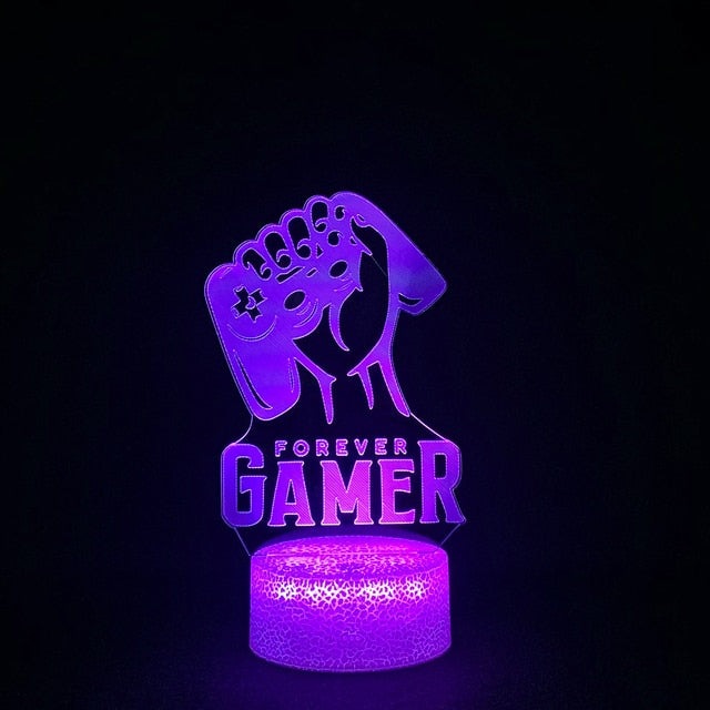 3D LED Gaming RGB Lamp