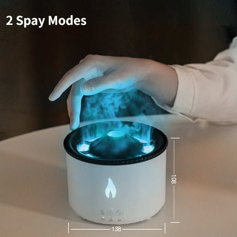 Flame Aroma Diffuser Essential Oil 360ml