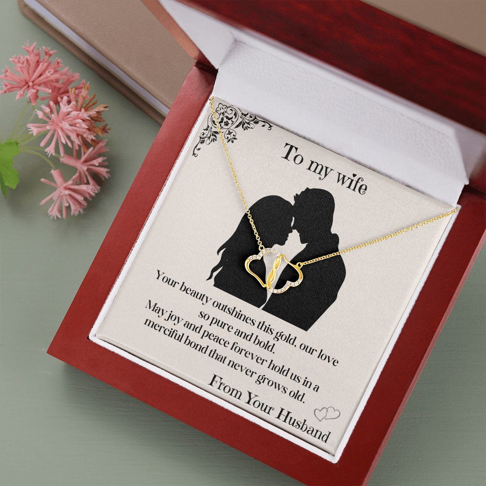 Everlasting Love For My Wife Necklace, By Rachy Sparkle