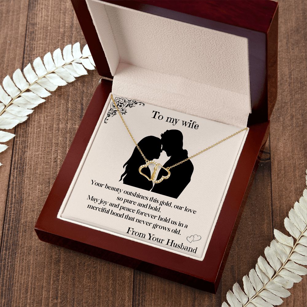 Everlasting Love For My Wife Necklace, By Rachy Sparkle
