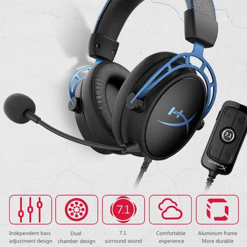 7.1 Surround Sound Gaming Headphone with Microphone, Head Set,