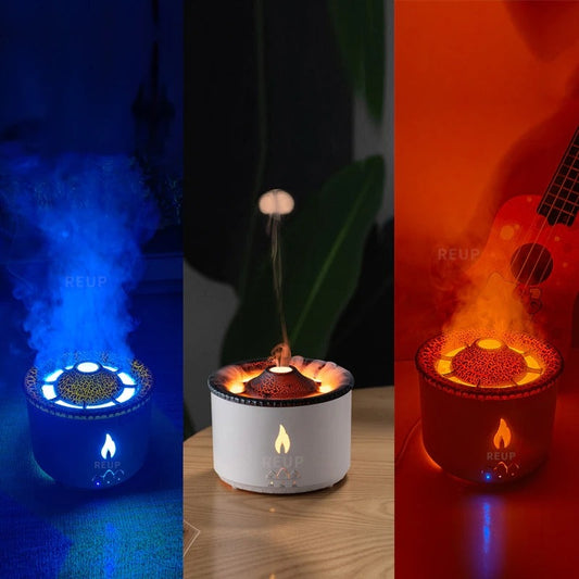 Flame Aroma Diffuser Essential Oil 360ml