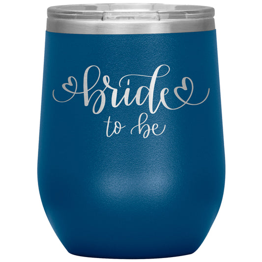 bride to Be Wine Tumbler, From the Rachy Sparkle drinkware collection