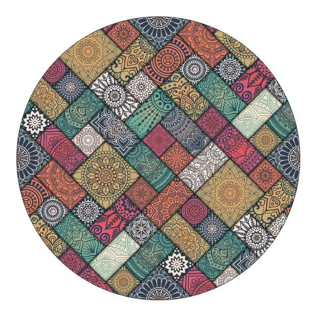 Mandala-Style Rug