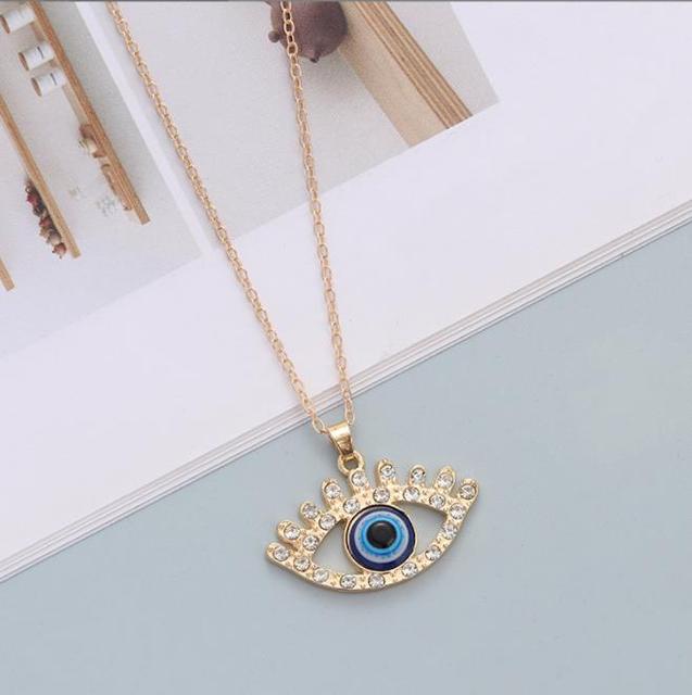 Beautiful Blue Turkish Eye Necklace