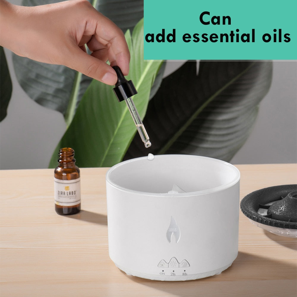 Flame Air Humidifier Essential Oil Diffuser