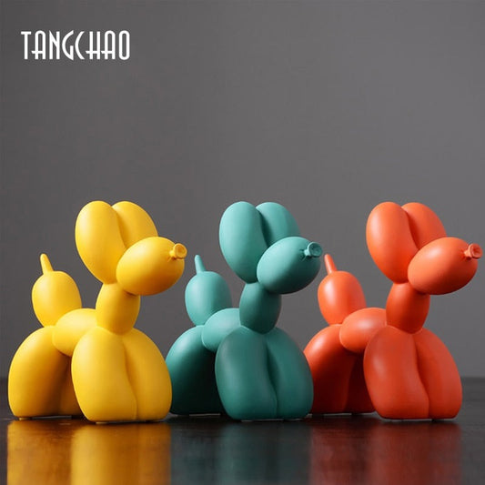 Resin Balloon Dog Figurines