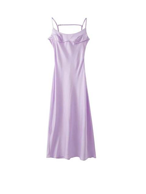 Satin Sleeveless Dress