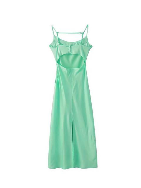 Satin Sleeveless Dress