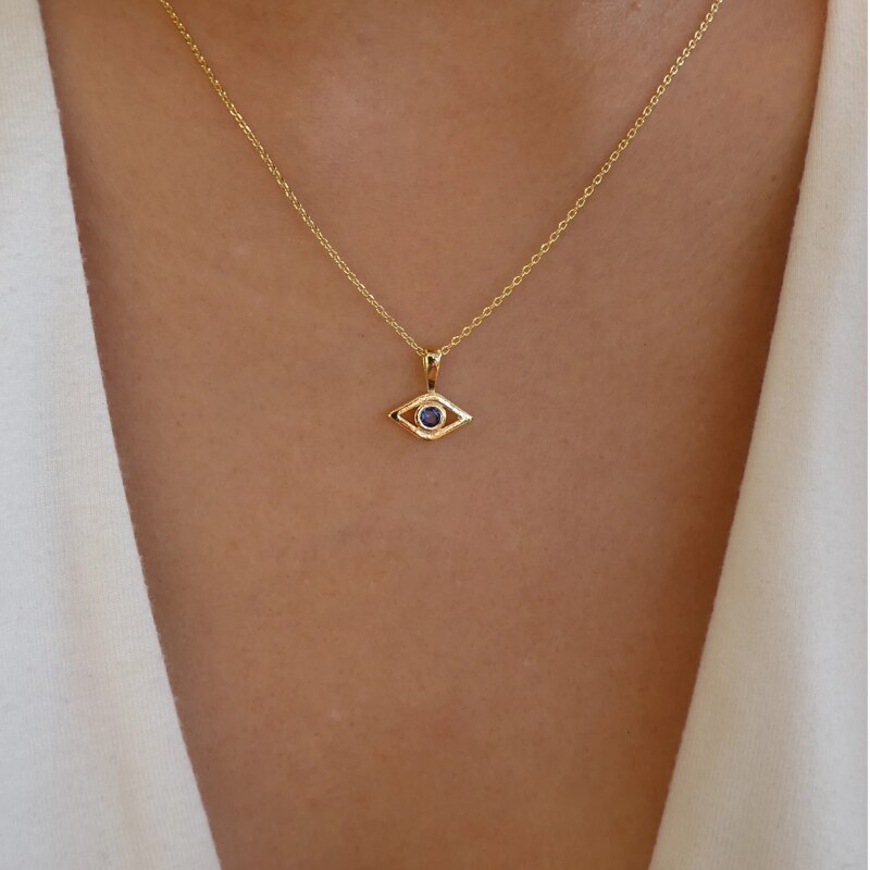 Beautiful Blue Turkish Eye Necklace